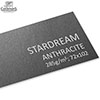 Дизайнерская бумага Cordenons Stardream Anthracite, 285 гр./м2, 720мм x 1020мм, 1 лист, (M23480)