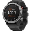Умные часы Garmin Fenix 6 Solar 47 мм (серебристый/черный)
