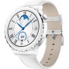 Умные часы Huawei Watch GT 3 Pro Ceramic 43 мм (белый/кожа)