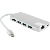 Док-станция Red Line Multiport 8 in 1 (серебристый)