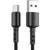 Кабель Vipfan X02 USB Type-A - USB-Type-C (1.8 м, черный)